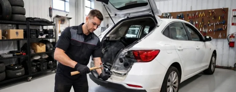 body-repair-hammering-technique-mechanic-car