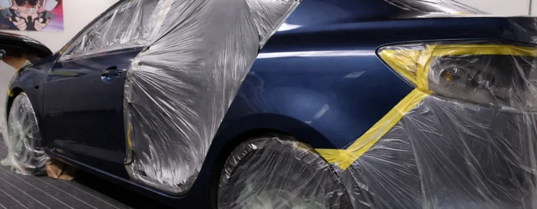 car-preparation-for-painting-masking-tape