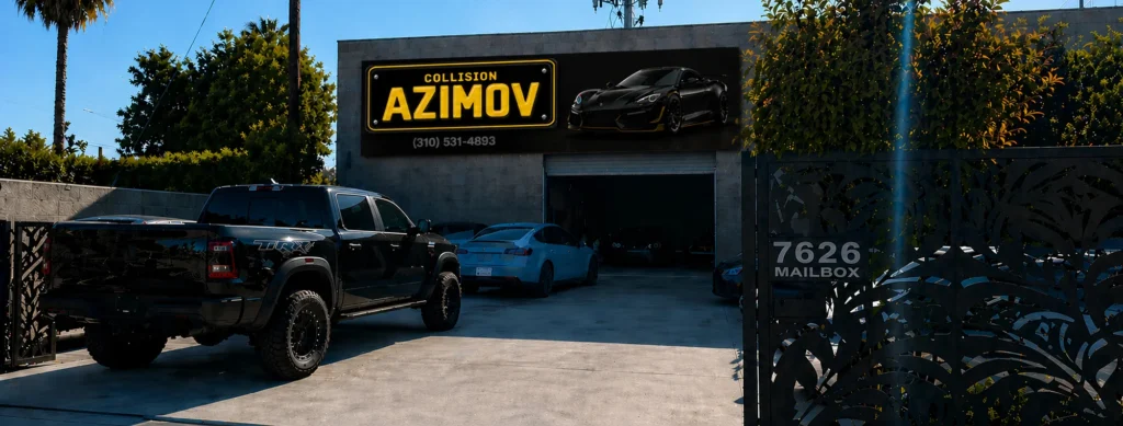 collision repair California auto body shop Azimov Collision